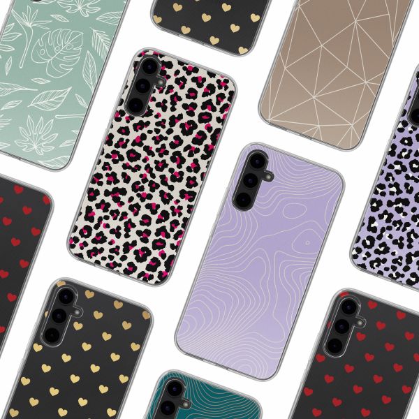 imoshion Design Hülle Samsung Galaxy A34 (5G) - Leopard Pink