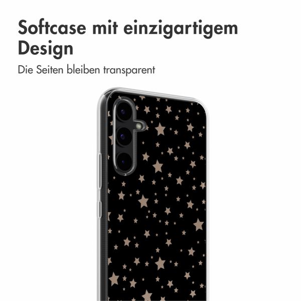 imoshion Design Hülle Samsung Galaxy A34 (5G) - Stars Beige Reverse