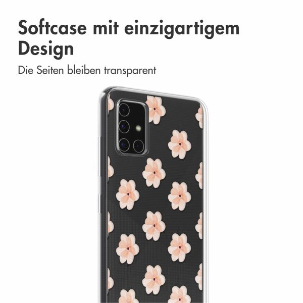 imoshion Design Hülle Samsung Galaxy A51 - Floral Peach