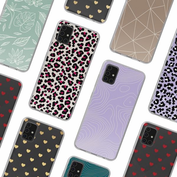 imoshion Design Hülle Samsung Galaxy A51 - Leopard Pink