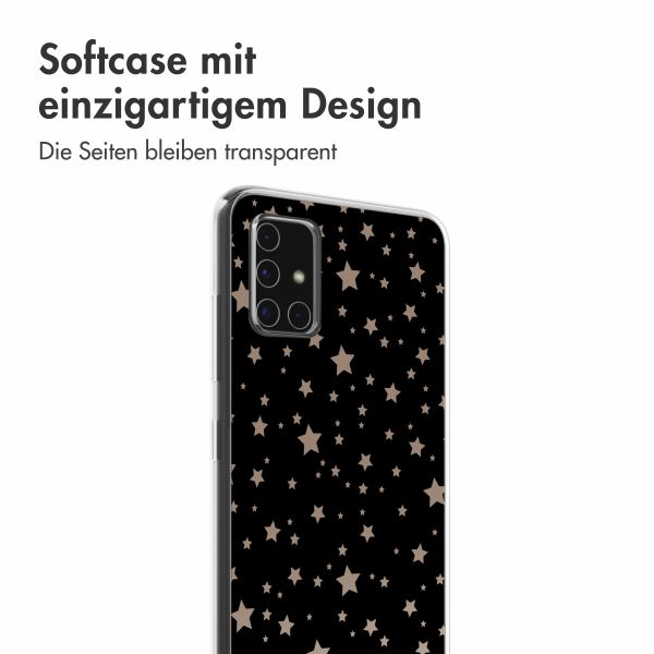 imoshion Design Hülle Samsung Galaxy A51 - Stars Beige Reverse