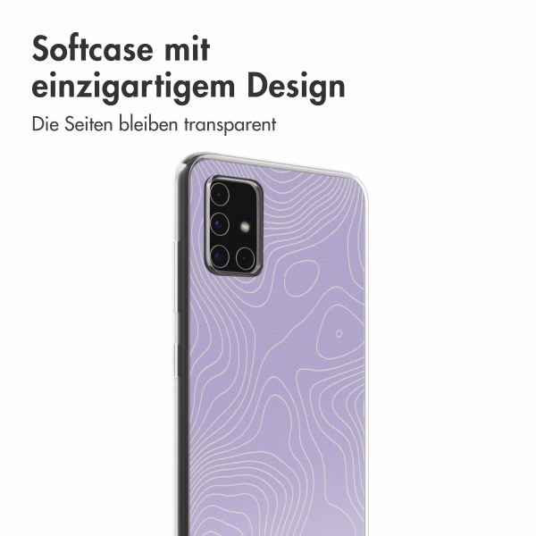 imoshion Design Hülle Samsung Galaxy A51 - Topo Lilac