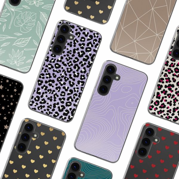 imoshion Design Hülle Samsung Galaxy S24 - Leopard Lilac