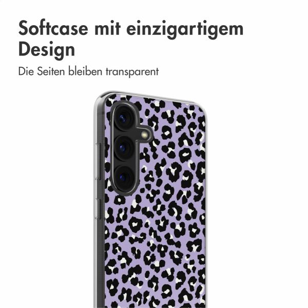 imoshion Design Hülle Samsung Galaxy S24 - Leopard Lilac