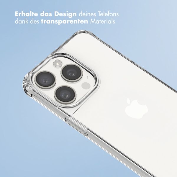 imoshion Back Cover mit Band + Armband für das iPhone 15 Pro - Perlen Herzchen