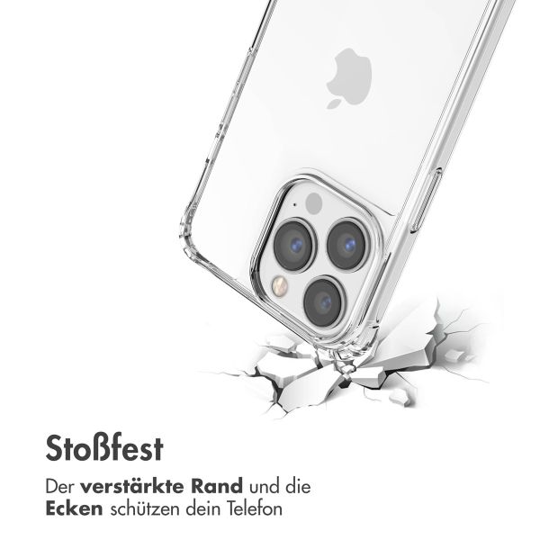 imoshion Back Cover mit Band + Armband für das iPhone 13 Pro - Perlen Herzchen