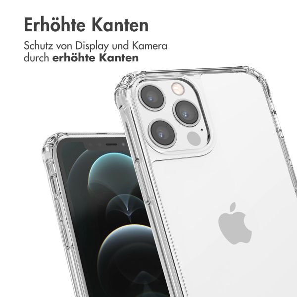 imoshion Back Cover mit Band + Armband für das iPhone 12 (Pro) - Perlen Herzchen