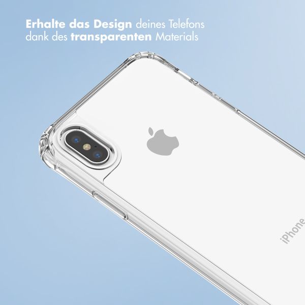 imoshion Back Cover mit Band + Armband für das iPhone X / Xs - Perlen Herzchen