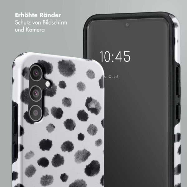 Selencia Vivid Back Cover für das Samsung Galaxy A34 (5G) - Trendy Leopard