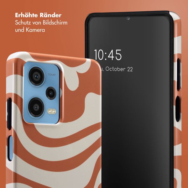 Selencia Vivid Back Cover für das Xiaomi Redmi Note 12 Pro - Dream Swirl Orange