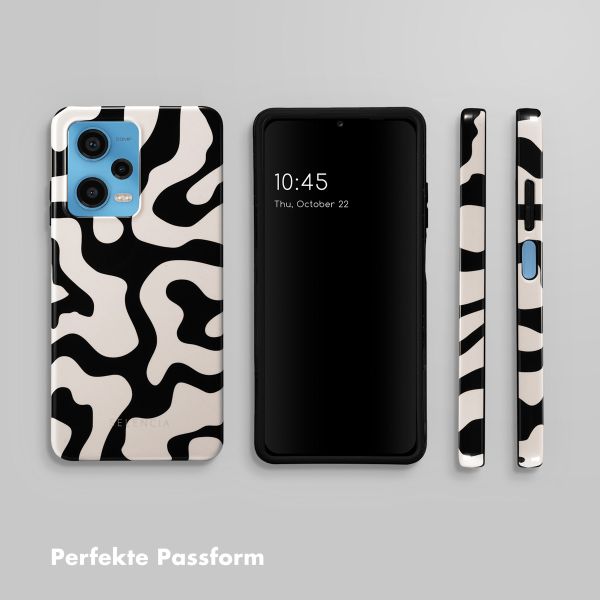 Selencia Vivid Back Cover für das Xiaomi Redmi Note 12 Pro - Art Wave Black