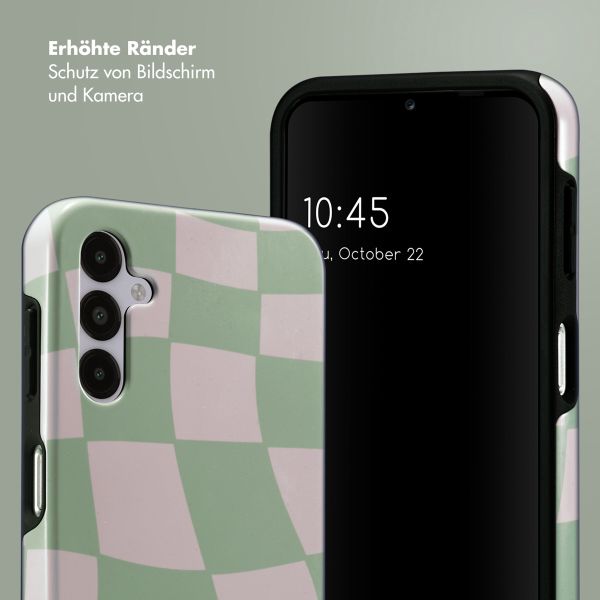 Selencia Vivid Back Cover für das Samsung Galaxy A14 (5G/4G) - Groovy Sage Green