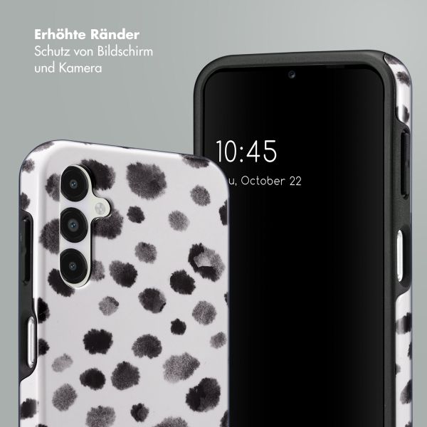 Selencia Vivid Back Cover für das Samsung Galaxy A14 (5G/4G) - Trendy Leopard