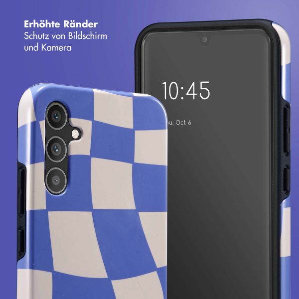 Selencia Vivid Back Cover für das Samsung Galaxy A34 (5G) - Groovy Sapphire Blue