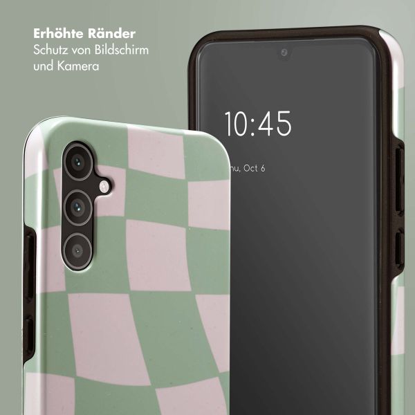 Selencia Vivid Back Cover für das Samsung Galaxy A34 (5G) - Groovy Sage Green