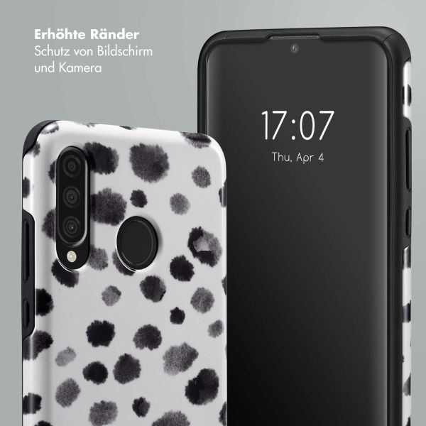 Selencia Vivid Back Cover für das Huawei P30 Lite - Trendy Leopard