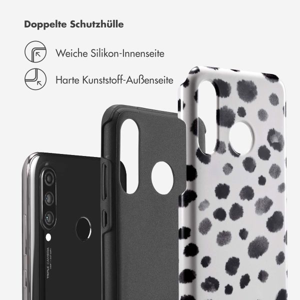 Selencia Vivid Back Cover für das Huawei P30 Lite - Trendy Leopard