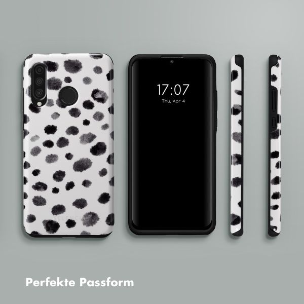 Selencia Vivid Back Cover für das Huawei P30 Lite - Trendy Leopard