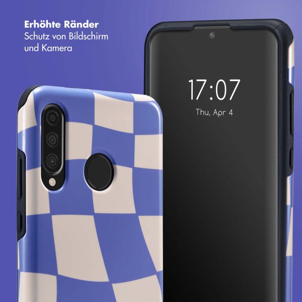 Selencia Vivid Back Cover für das Huawei P30 Lite - Groovy Sapphire Blue