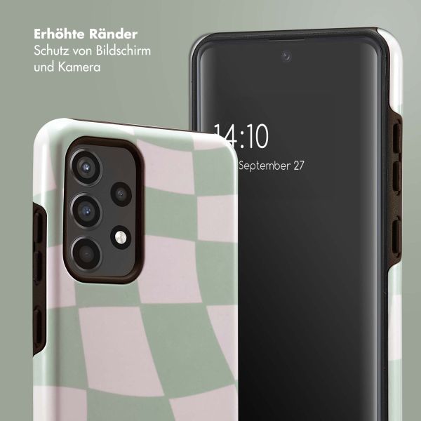 Selencia Vivid Back Cover für das Samsung Galaxy A52(s) (5G/4G) - Groovy Sage Green