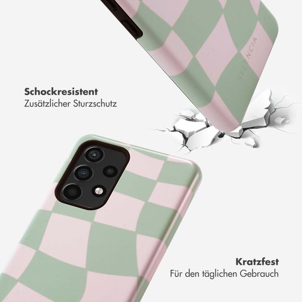 Selencia Vivid Back Cover für das Samsung Galaxy A52(s) (5G/4G) - Groovy Sage Green