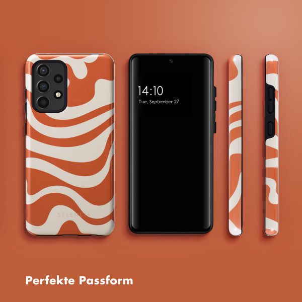 Selencia Vivid Back Cover für das Samsung Galaxy A52(s) (5G/4G) - Dream Swirl Orange