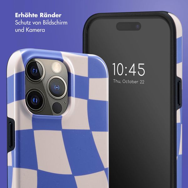 Selencia Vivid Back Cover für das iPhone 15 Pro Max - Groovy Sapphire Blue