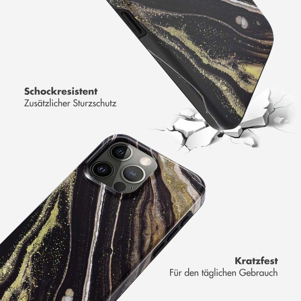 Selencia Vivid Back Cover für das iPhone 15 Pro Max - Chic Marble