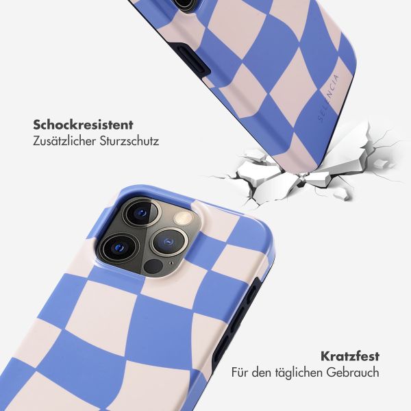 Selencia Vivid Back Cover für das iPhone 15 Pro - Groovy Sapphire Blue