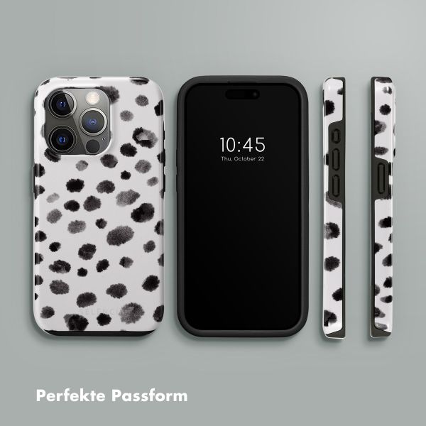 Selencia Vivid Back Cover für das iPhone 15 Pro - Trendy Leopard