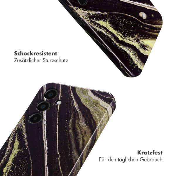 Selencia Vivid Back Cover für das Samsung Galaxy A35 - Chic Marble