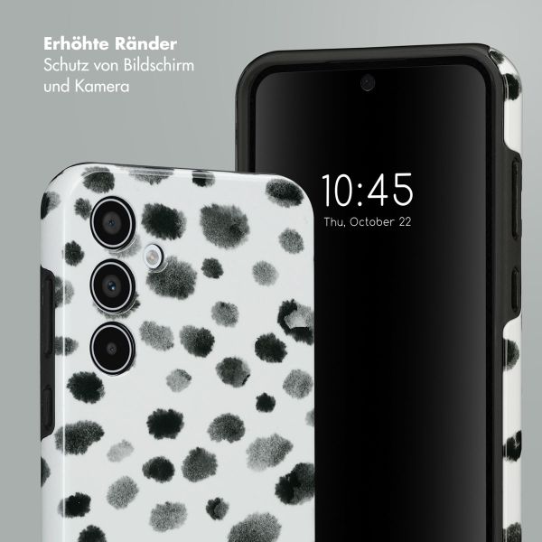 Selencia Vivid Back Cover für das Samsung Galaxy A35  - Trendy Leopard