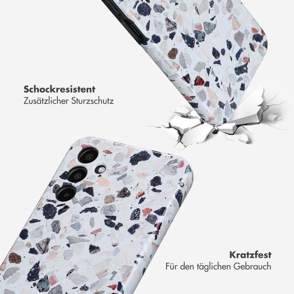 Selencia Vivid Back Cover für das Samsung Galaxy A15 (5G/4G) - Chic Terazzo