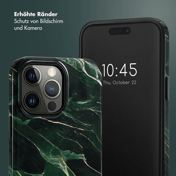 Selencia Vivid Back Cover für das iPhone 14 Pro Max - Chic Marble Quartz