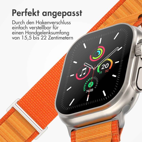 imoshion Nylon-Armband Alpine für die Apple Watch Series 1-9 / SE - 38/40/41 mm / Series 10 - 42 mm - Orange