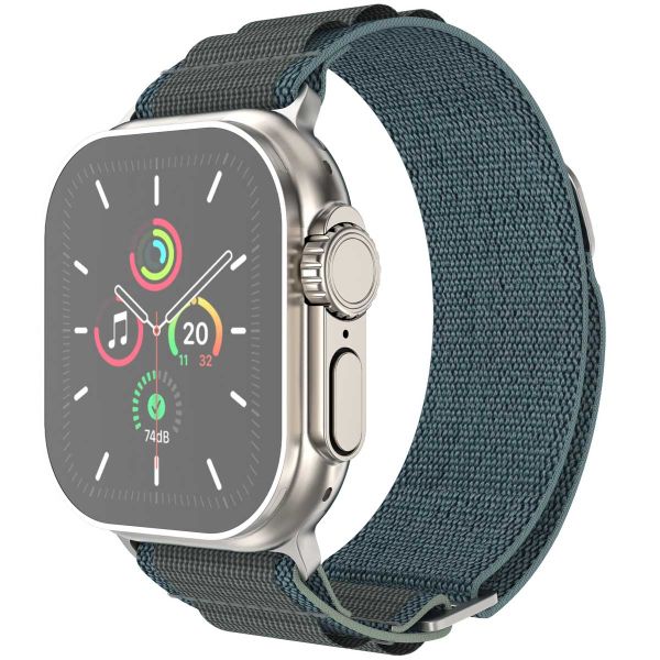 imoshion Nylon-Armband Alpine für die Apple Watch Series 1-9 / SE - 38/40/41 mm / Series 10 - 42 mm - Blau