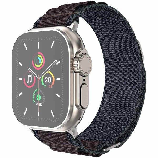 imoshion Nylon-Armband Alpine für die Apple Watch Series 1-9 / SE - 38/40/41 mm / Series 10 - 42 mm - Indigo