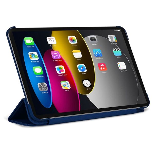 Decoded Textured Sillicon Slim Cover für das iPad 7 (2019) / iPad 8 (2020) / iPad 9 (2021) 10.2 Zoll  - Navy Peony