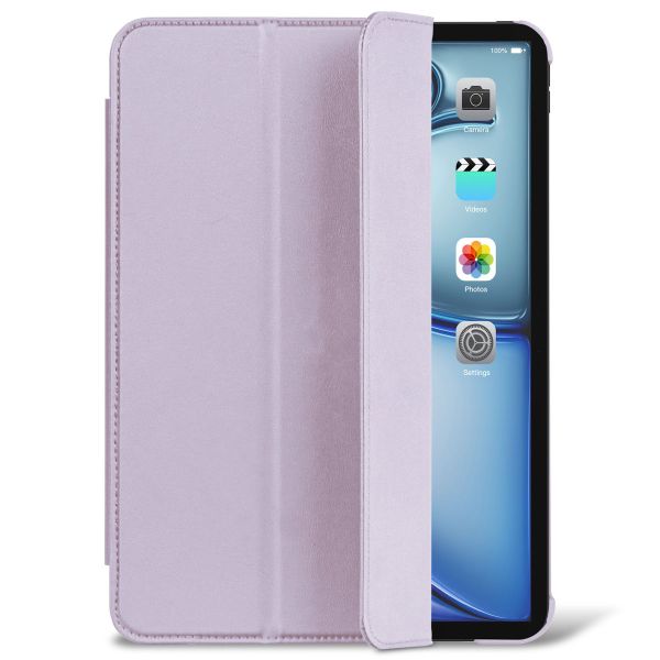 Decoded Textured Sillicon Slim Cover für das iPad Air 11 Zoll (2024) M2 / Air 5 (2022) / Air 4 (2020) - Lavendel