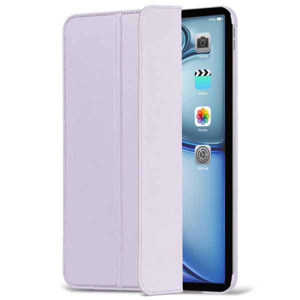 Decoded Textured Sillicon Slim Cover für das iPad Air 11 Zoll (2024) M2 / Air 5 (2022) / Air 4 (2020) - Lavendel