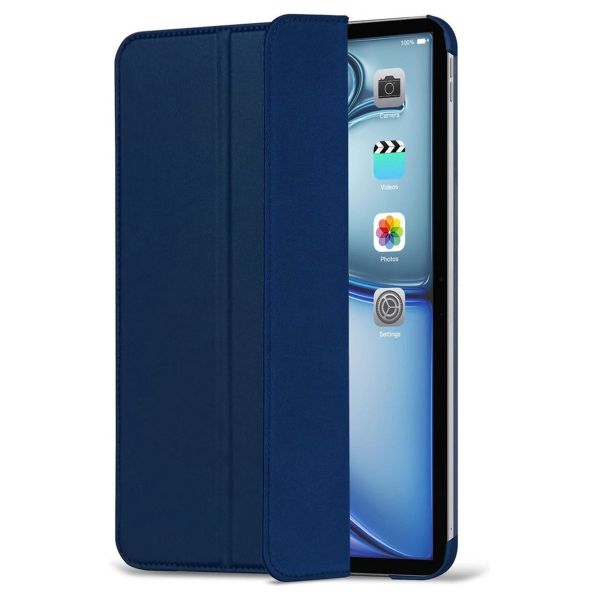 Decoded Textured Sillicon Slim Cover für das iPad Air 13 Zoll (2024) M2 - Navy Peony