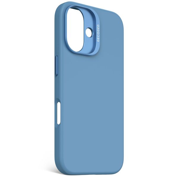 Decoded Silikon-Case MagSafe für das iPhone 16 - Air Blue