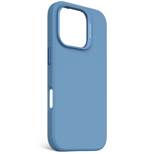 Decoded Silikon-Case MagSafe für das iPhone 16 Pro - Air Blue