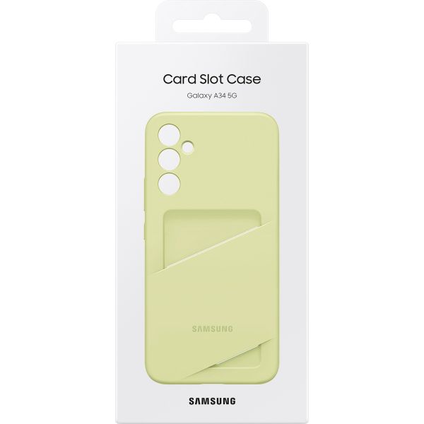 Samsung Original Cardslot-Cover für das Samsung Galaxy A34 (5G) - Lime