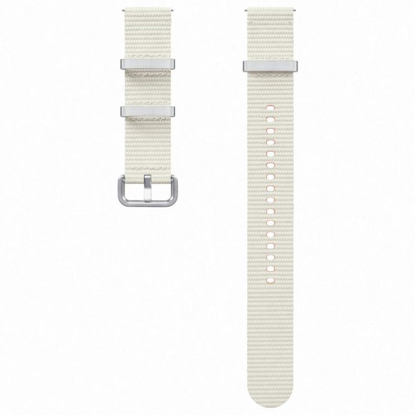 Samsung Original Watch7 Athleisure Band für die Galaxy Watch 4 / 5 / 6 / 7 – 20 mm – S/M – Creme