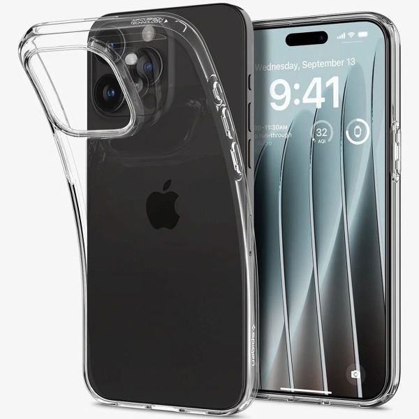 Spigen Liquid Crystal Case für das iPhone 15 Pro Max - Transparent