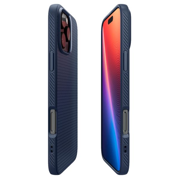 Spigen Liquid Air™ Case für das iPhone 16 Pro - Navy Blue