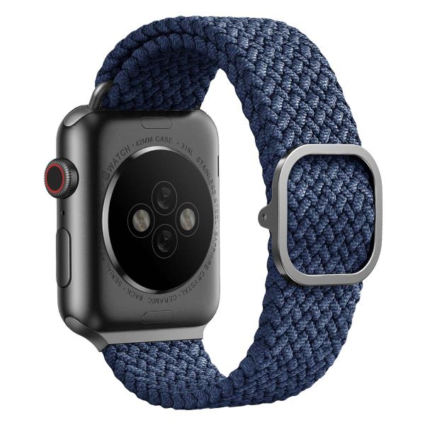 Uniq Aspen Geflochtenes Armband für die Apple Watch 1-9 / SE - 38/40/41 mm / Series 10 - 42 mm - Oxford Blue