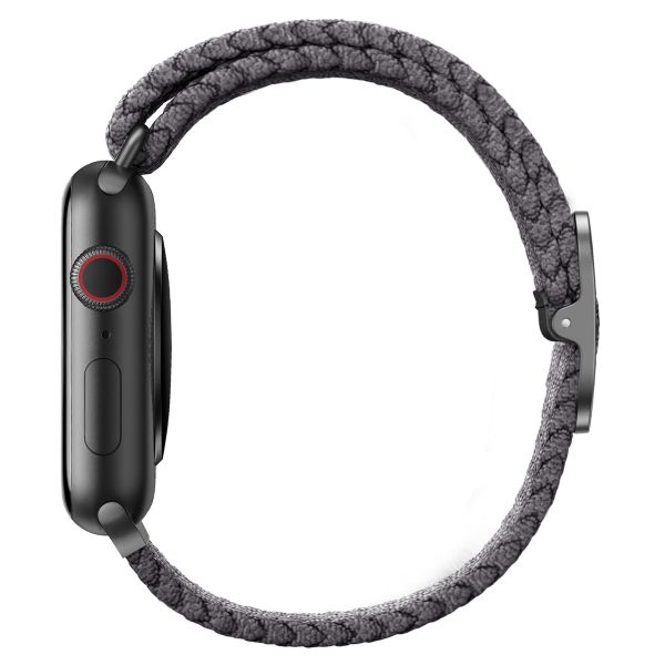 Uniq Aspen Geflochtenes Armband für die Apple Watch 1-9 / SE / Ultra (2) – 42/44/45/49 mm – Granitgrau