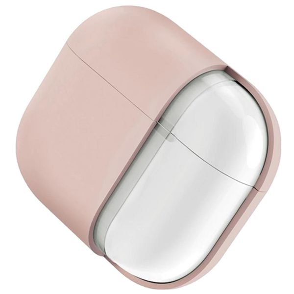 Uniq Lino Hybrid Liquid Silicone Case für Apple AirPods Pro 2 - Blush Pink